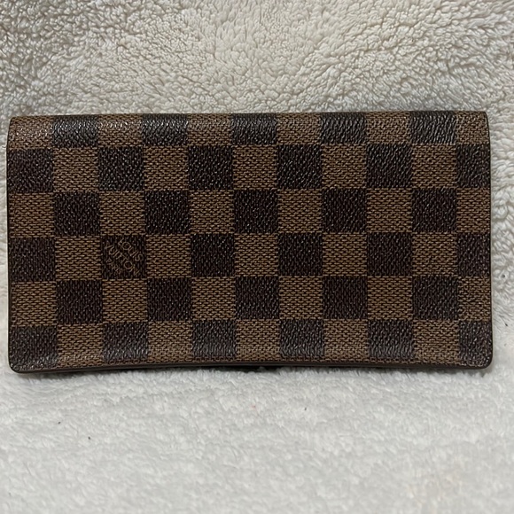Louis Vuitton Damier Checkbook wallet with card slots Made in France - Picture 1 of 12
